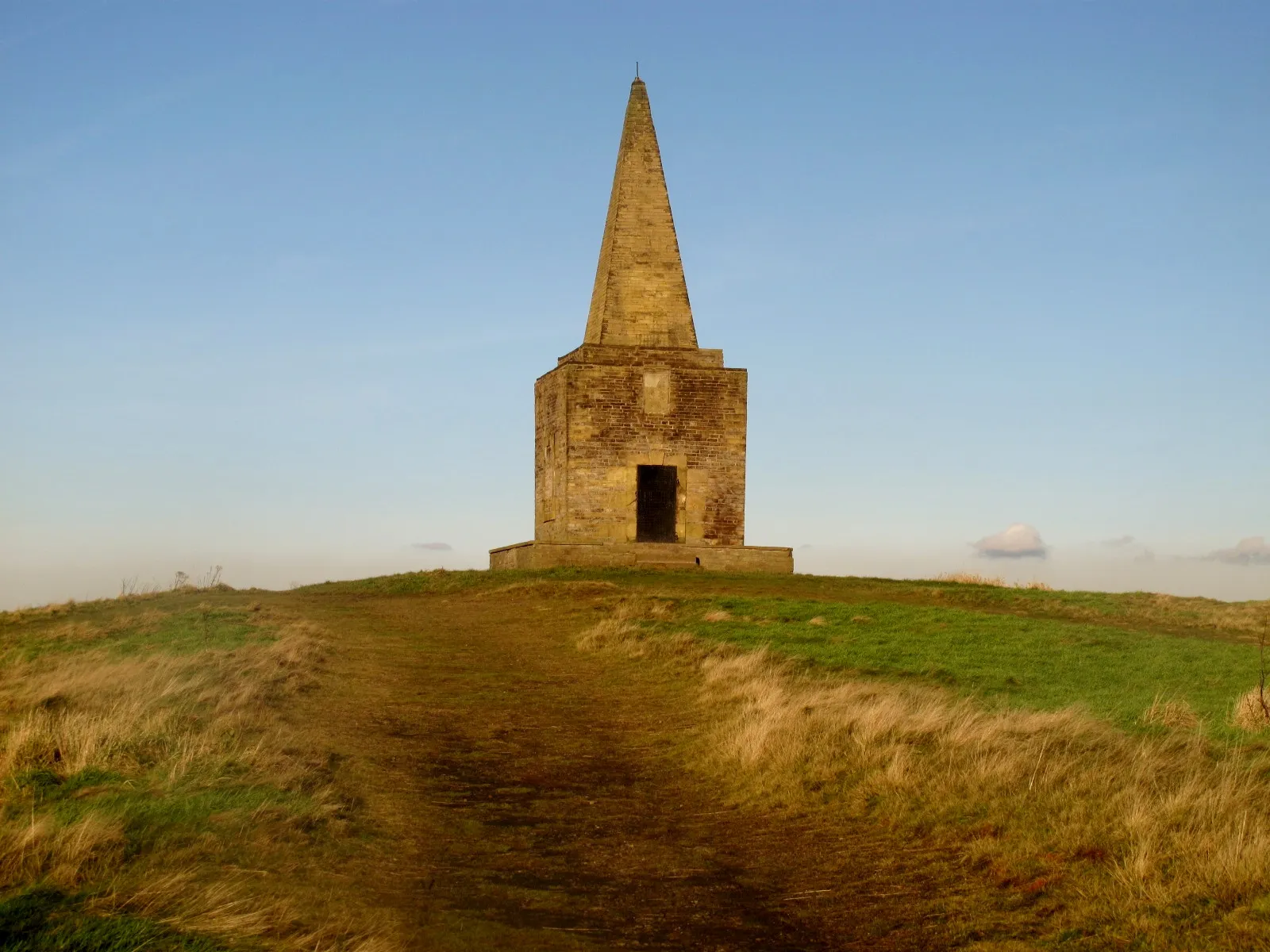 Ashurst's Beacon on the hilltop above Upholland